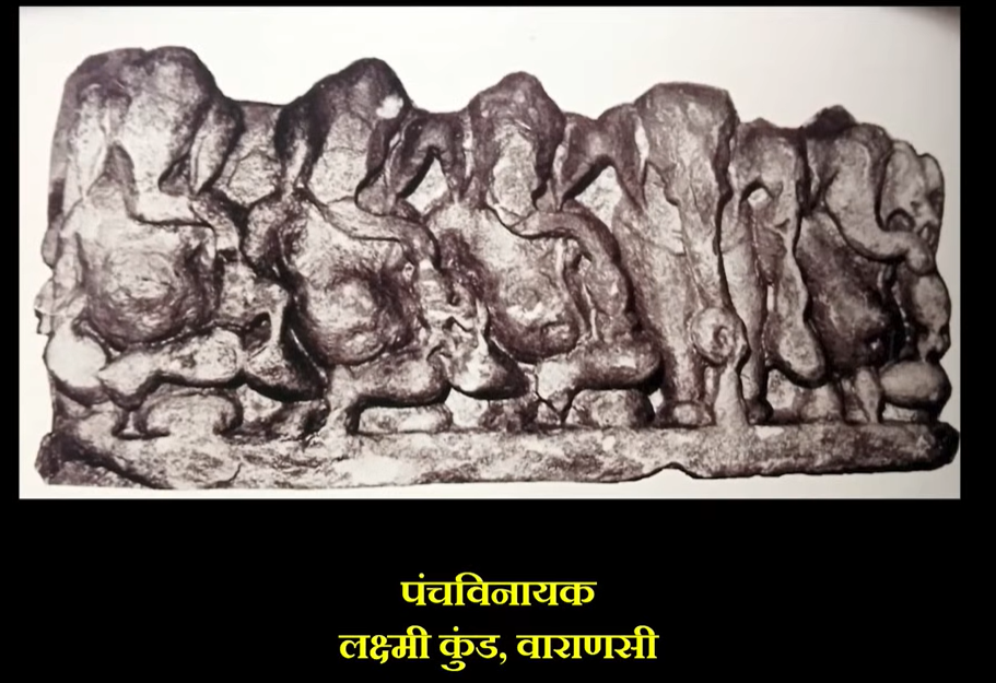 Decorated Ganesh idol for Ganeshotsav